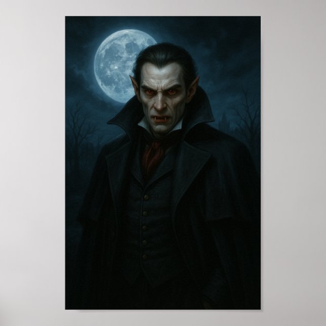 Vampyre i Moonlight - Elegance med Bita Poster (Framsidan)