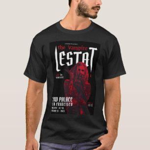 Vampyre Lestat lever i konsert 1985 Fläkt Poster T Shirt