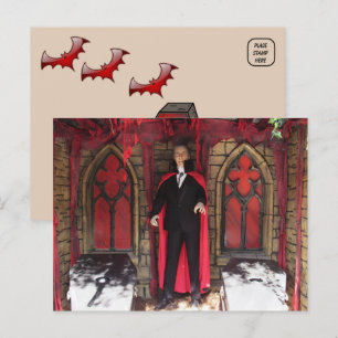 Vampyre Monster / Halloween vykort