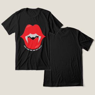 Vampyre munnen med fänger och tänder t shirt