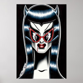 Vampyre vid Beach Poster