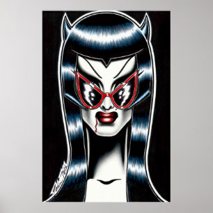 Vampyre vid Beach Poster