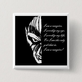 Vampyreden klämmer fast D+Emblem Knapp