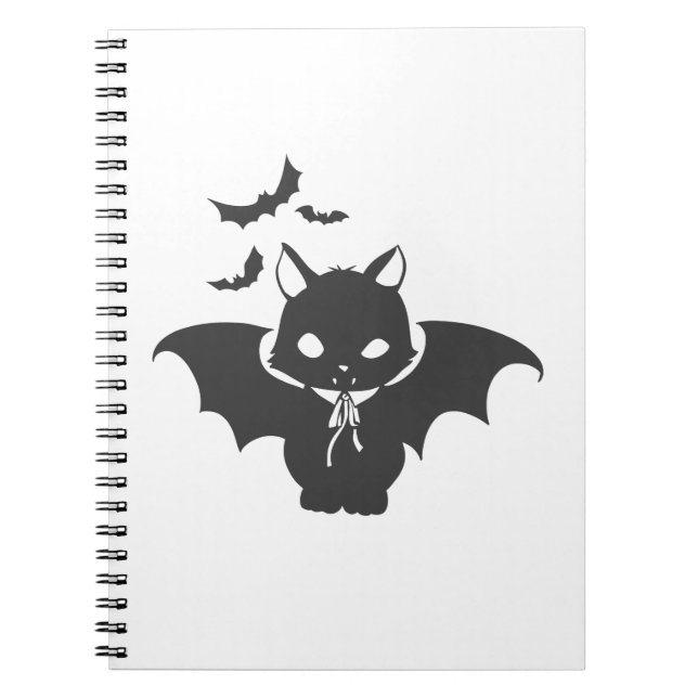 Vampyrekatten har hund - välj tillbaka färg anteckningsbok (Framsidan)