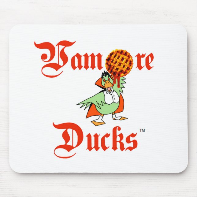 Vampyren duckar logotypen Mousepad Musmatta (Framsidan)