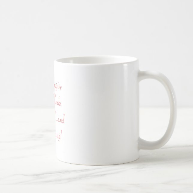 Vampyren Lestat vaggar min värld… och min coff… Kaffemugg (Höger)