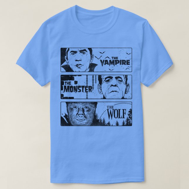 Vampyren Monster och Varg II T Shirt (Design framsida)
