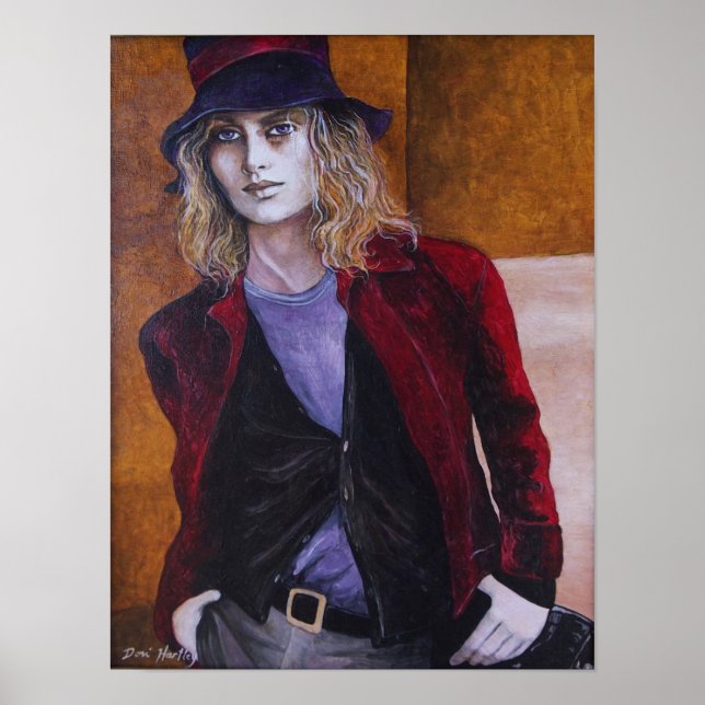 Vampyren - originalkonsten av Dori Hart Poster (Framsidan)