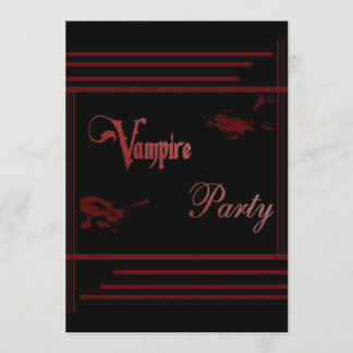 Vampyren Party Inbjudningar