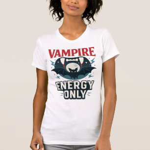 Vampyrenergi Endast - Halloween T Shirt