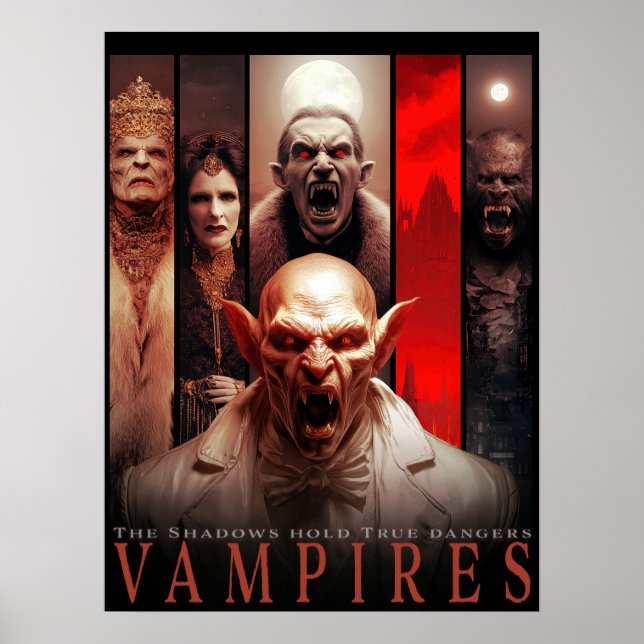 Vampyrer Affischserie I Poster (Framsidan)