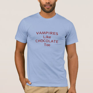 Vampyrer gillar choklad för tee shirt