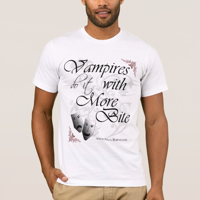 Vampyrer gör det med mer bita tee shirt (Framsida)