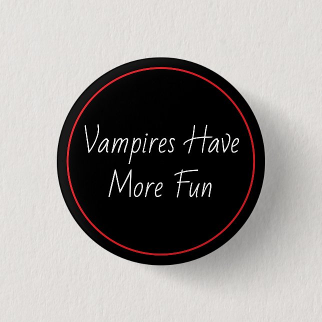 Vampyrer Har Mer Kul Knapp (Framsida)