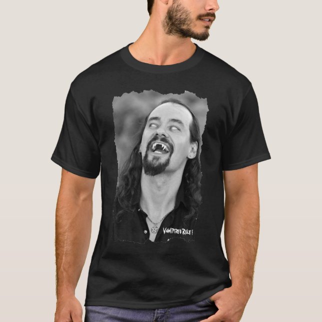 Vampyrer härskar! t-shirt (Framsida)