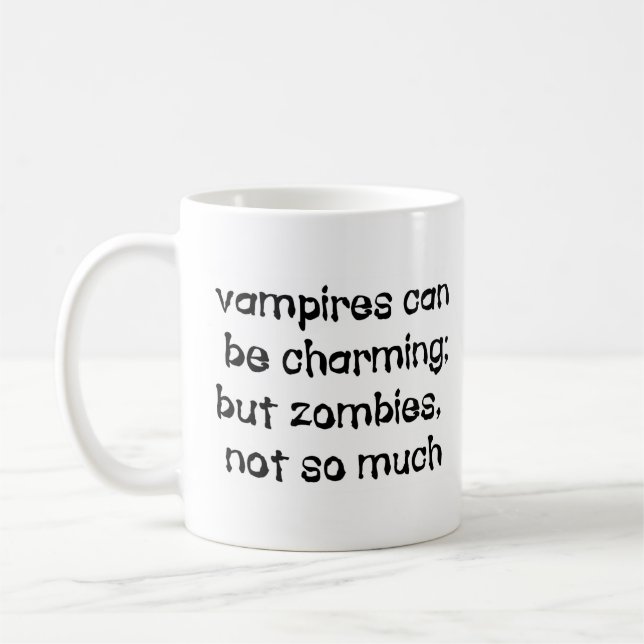 vampyrer kan charma kaffemugg (Vänster)