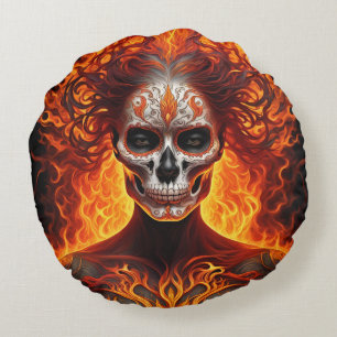 Vampyrer och eldskalle, 2 design på 1 kudde