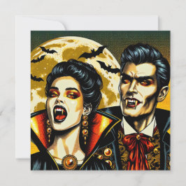 Vampyrer och fladdermöss Halloween-fest 