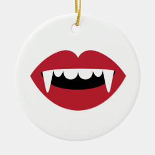 Vampyrer Teeth Julgransprydnad Keramik
