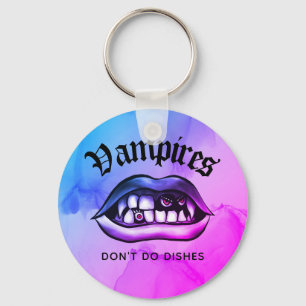 Vampyres gör inte Dissnyj Vaporwave Nyckelring