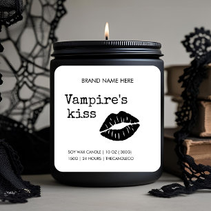 Vampyres kyskljus - Gothic Halloween Fyrkantigt Klistermärke