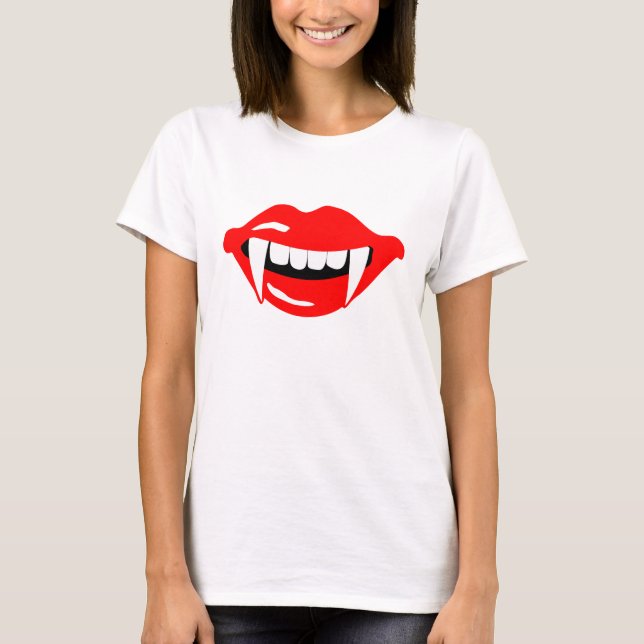 Vampyres mun t shirt (Framsida)