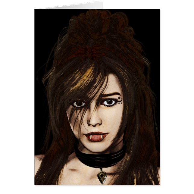 Vampyresskort Hälsningskort (Framsidan)
