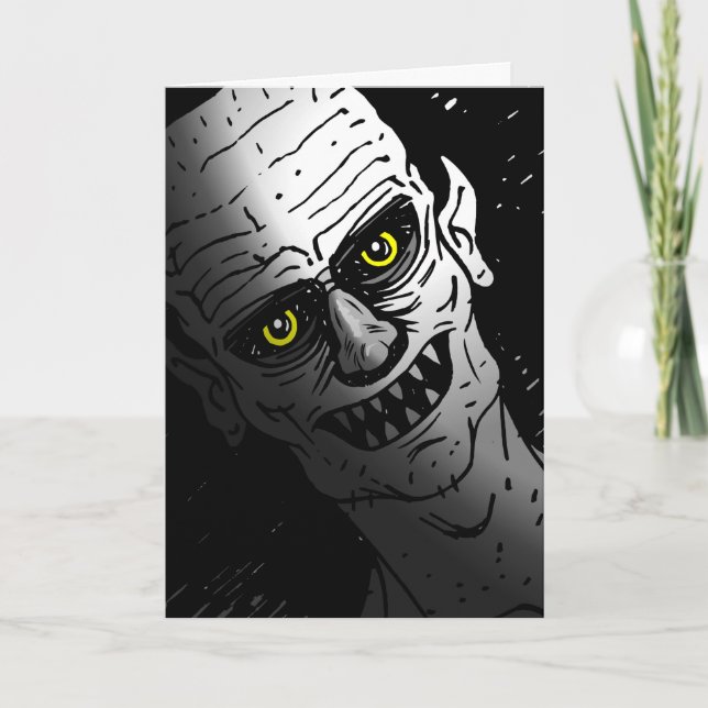 Vampyrfest Halloween-inbjudan Inbjudan (Framsida)