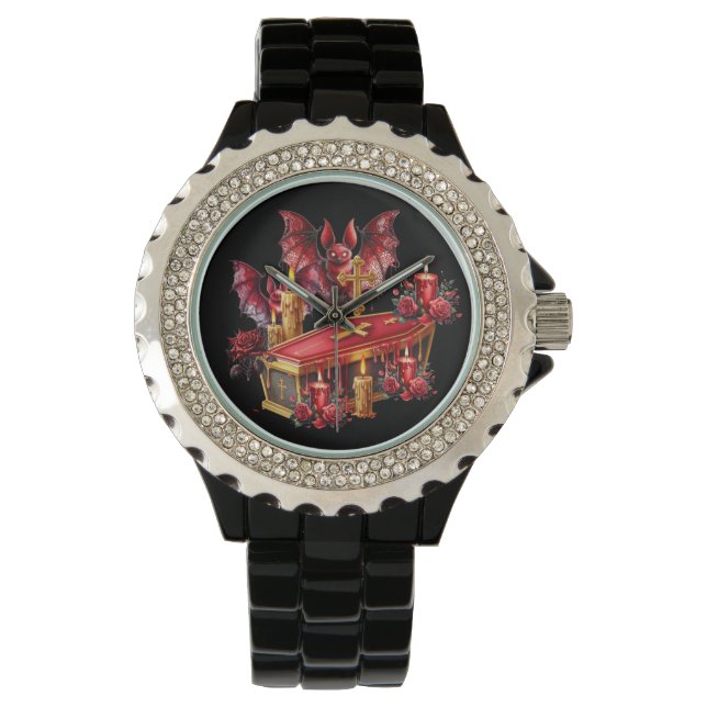 Vampyrfladdermöss Armbandsur (Framsida)