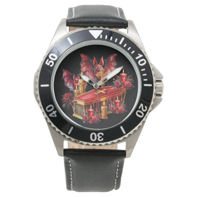 Vampyrfladdermöss Armbandsur (Framsida)