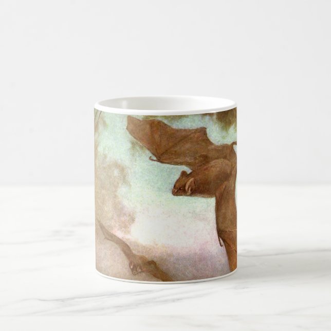 Vampyrfladdermöss av CE Swan, Vintage Wild Animals Kaffemugg (Center)