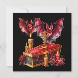 Vampyrfladdermöss Inbjudningar