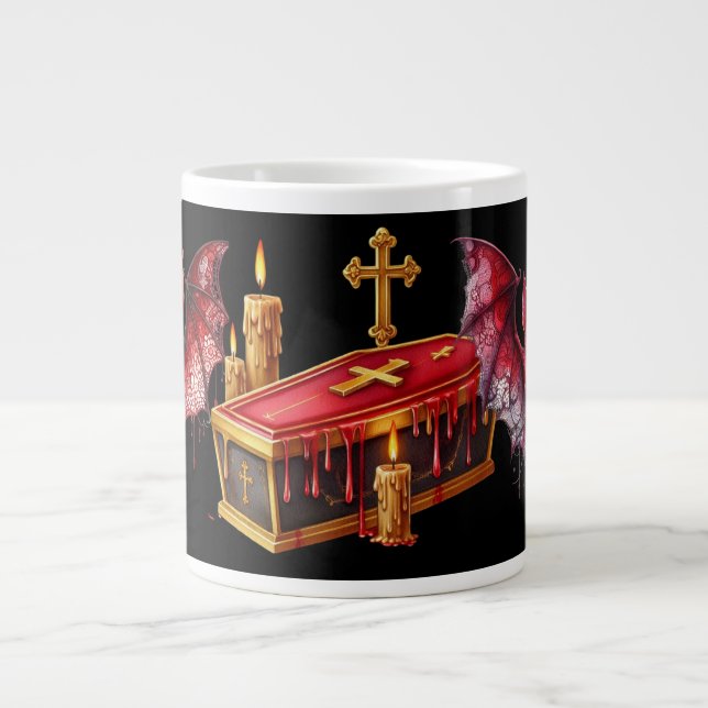 Vampyrfladdermöss Jumbo Mugg (Framsidan)