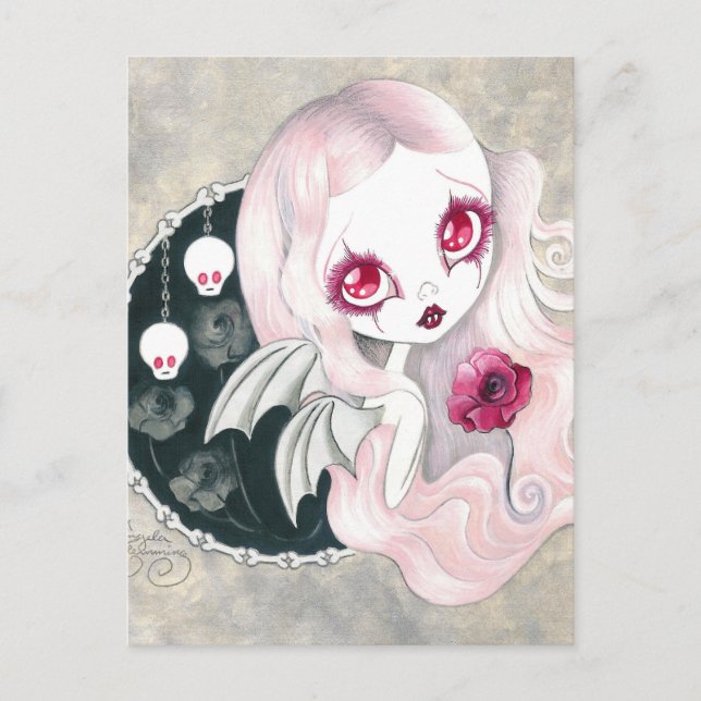 Vampyrflicka: "Arabella" Vykort (Framsida)