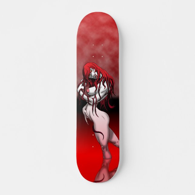 VampyrflickaSkateboard Skateboard Bräda 20 Cm (Framsida)