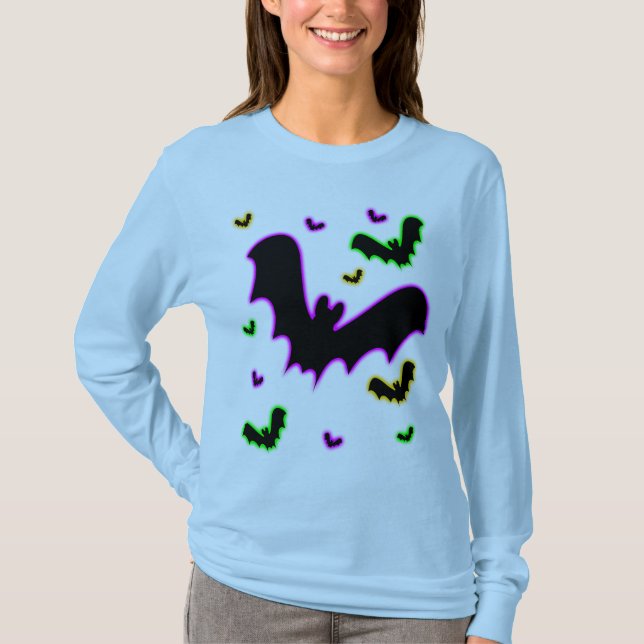 Vampyrglödbadande fladdermöss tee (Framsida)