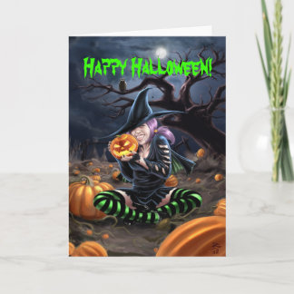 VampyrhäxaHalloween kort