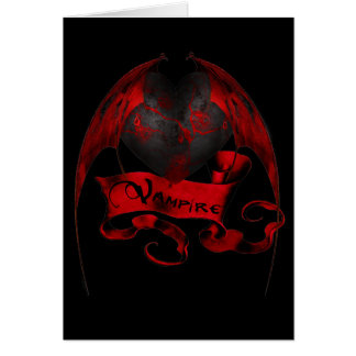 Vampyrhjärta Hälsningskort