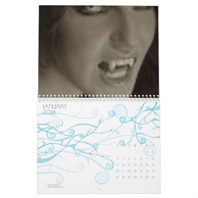 Vampyrkalender Kalender (Jan 2026)