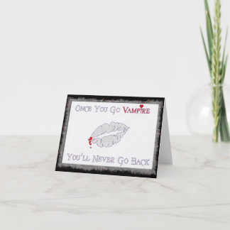 Vampyrkärlek Helgkort