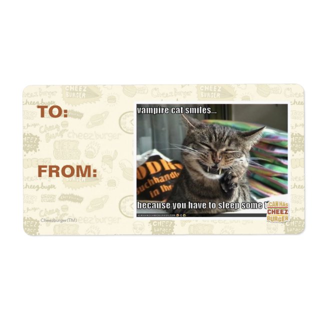 vampyrkattlekar fraktsedel (Framsidan)