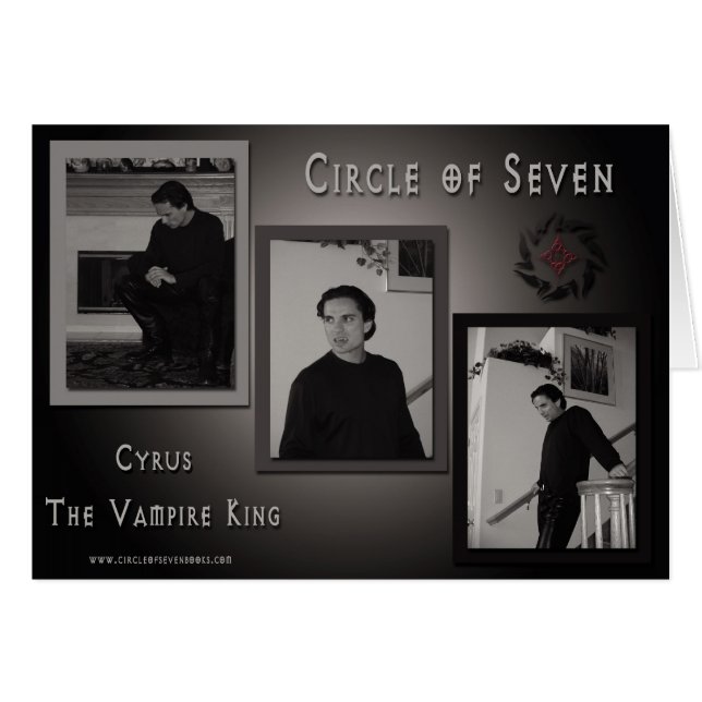 Vampyrkungkortet Hälsningskort (Framsidan Horizontal)