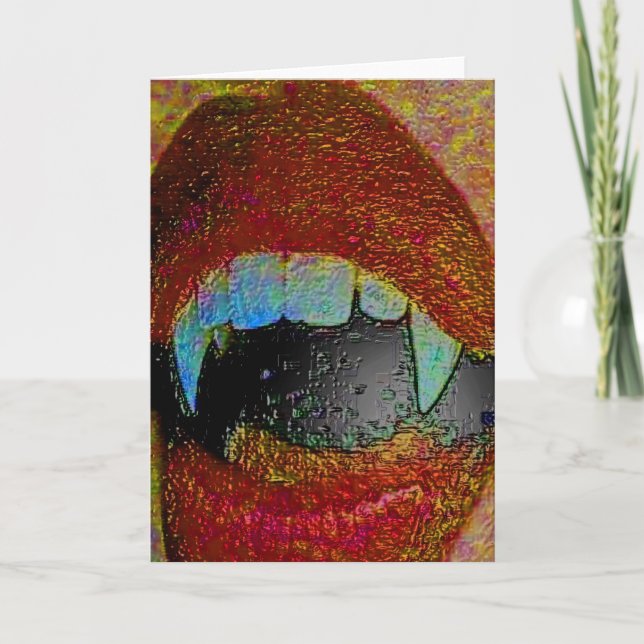 VAMPYRKYSS KORT (Framsida)