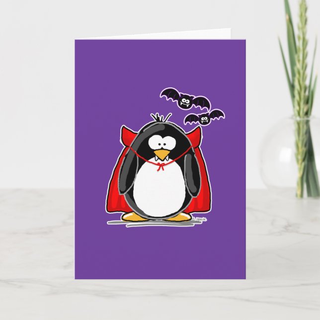 Vampyrpingvin Kort (Framsida)