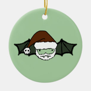 VampyrSanta fladdermöss Julgransprydnad Keramik