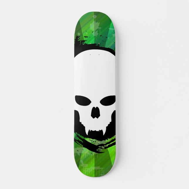 Vampyrskalle Mini Skateboard Bräda 18,5 Cm (Framsida)
