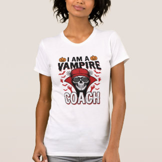 Vampyrtränare Halloween Skalle Vintage T-Shirt Des