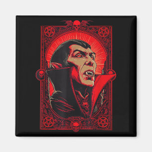 Vamre Dracula Gothic Horror Art-halloween Vamre F Magnet