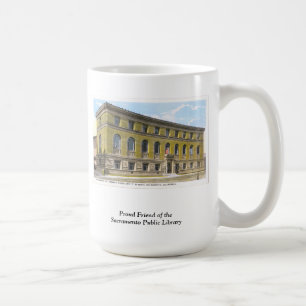 Vän av bibliotekmuggen kaffemugg