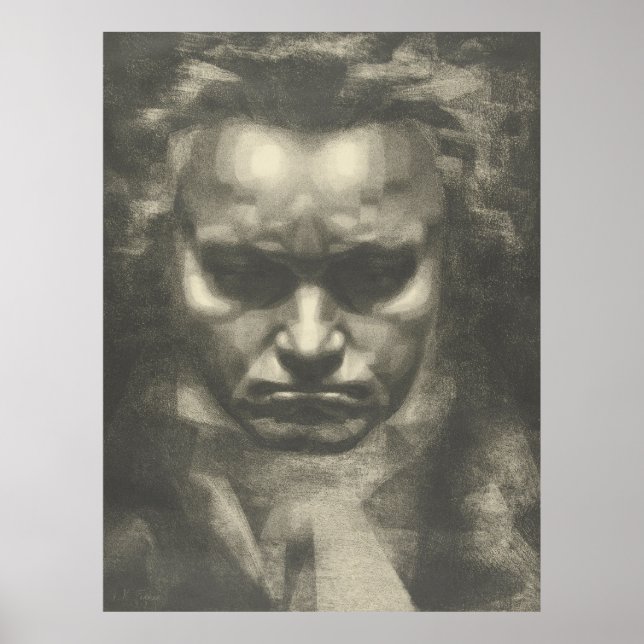 Van Beethoven porträtt Poster (Framsidan)